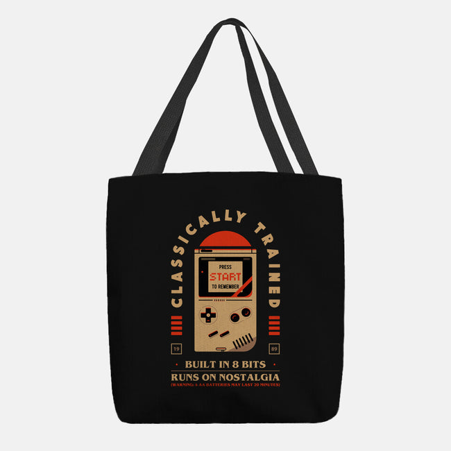 Runs On Nostalgia-None-Basic Tote-Bag-BadBox
