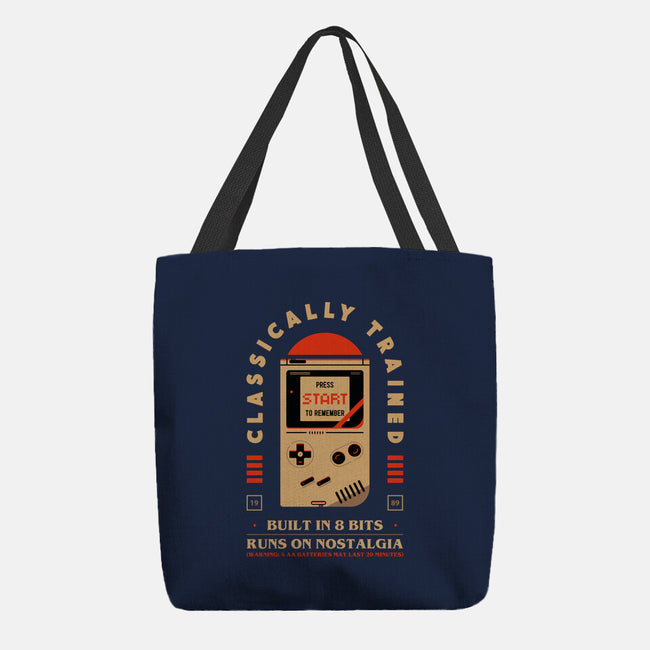 Runs On Nostalgia-None-Basic Tote-Bag-BadBox