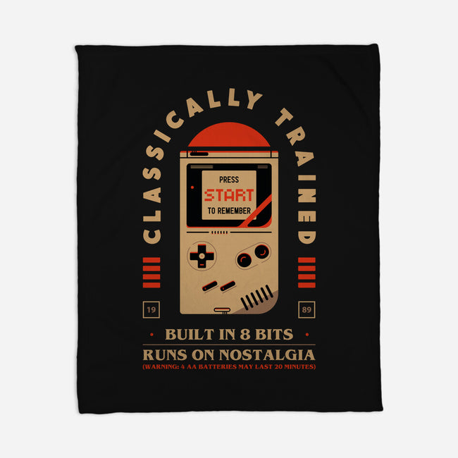 Runs On Nostalgia-None-Fleece-Blanket-BadBox