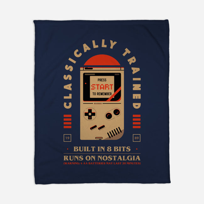 Runs On Nostalgia-None-Fleece-Blanket-BadBox