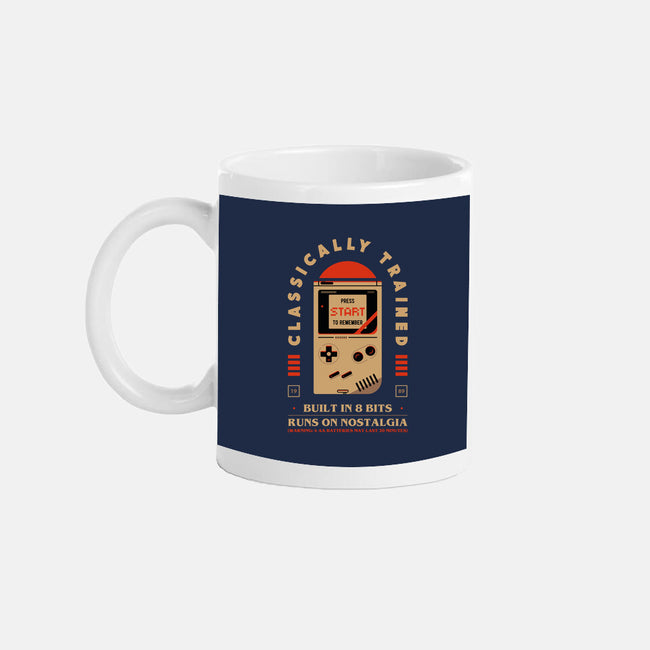 Runs On Nostalgia-None-Mug-Drinkware-BadBox