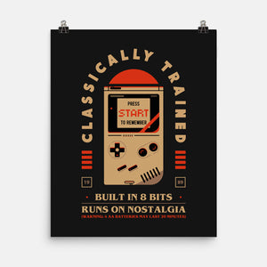 Runs On Nostalgia-None-Matte-Poster-BadBox
