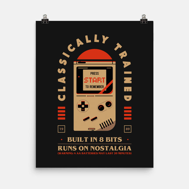 Runs On Nostalgia-None-Matte-Poster-BadBox