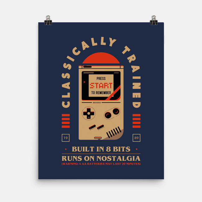 Runs On Nostalgia-None-Matte-Poster-BadBox