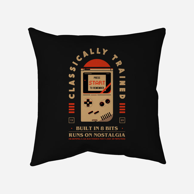 Runs On Nostalgia-None-Removable Cover w Insert-Throw Pillow-BadBox