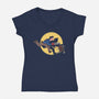 The Adventures Of Ash-Womens-V-Neck-Tee-Getsousa!
