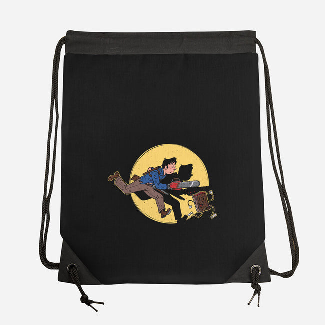 The Adventures Of Ash-None-Drawstring-Bag-Getsousa!