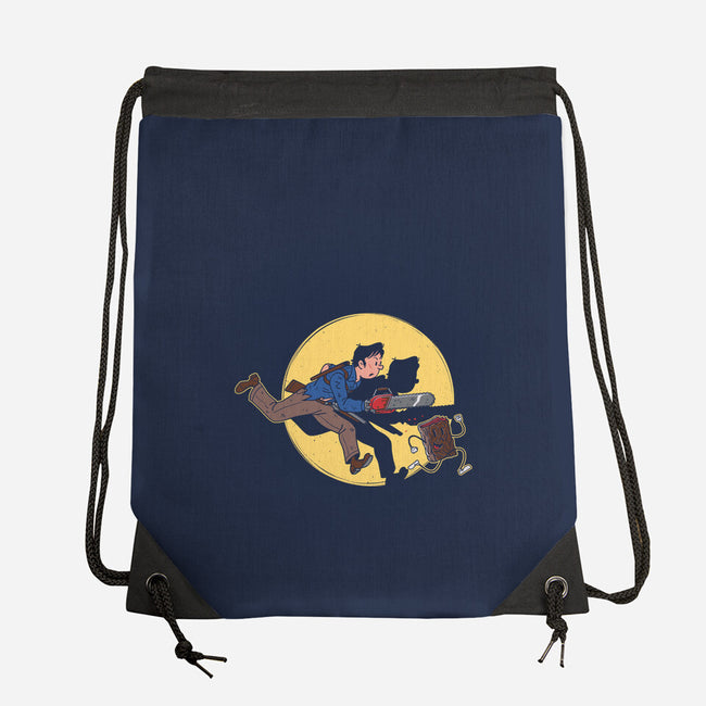 The Adventures Of Ash-None-Drawstring-Bag-Getsousa!