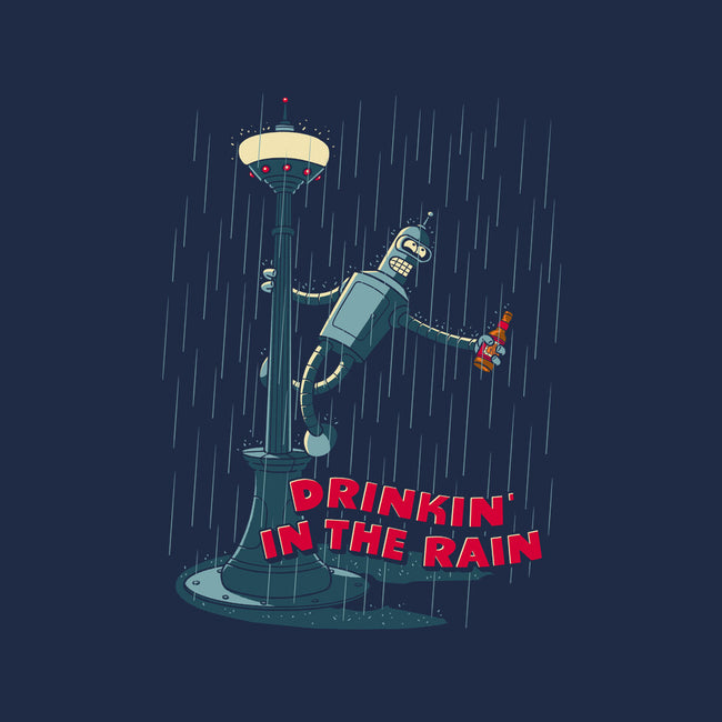 Drinkin In The Rain-Womens-Fitted-Tee-Getsousa!