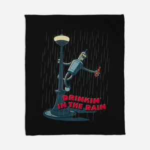 Drinkin In The Rain-None-Fleece-Blanket-Getsousa!