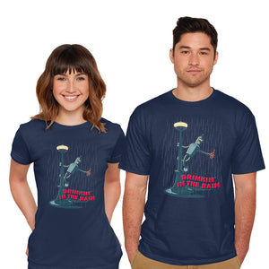 Drinkin In The Rain-Mens-Basic-Tee-Getsousa!