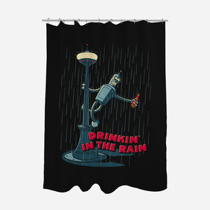 Drinkin In The Rain-None-Polyester-Shower Curtain-Getsousa!