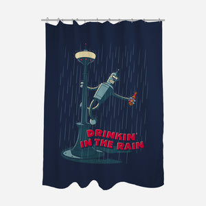 Drinkin In The Rain-None-Polyester-Shower Curtain-Getsousa!
