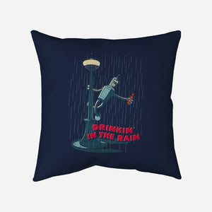 Drinkin In The Rain-None-Removable Cover w Insert-Throw Pillow-Getsousa!
