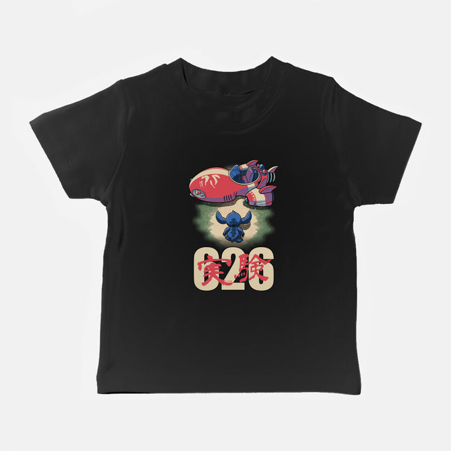 Anime Alien Spaceship-Baby-Basic-Tee-Studio Mootant