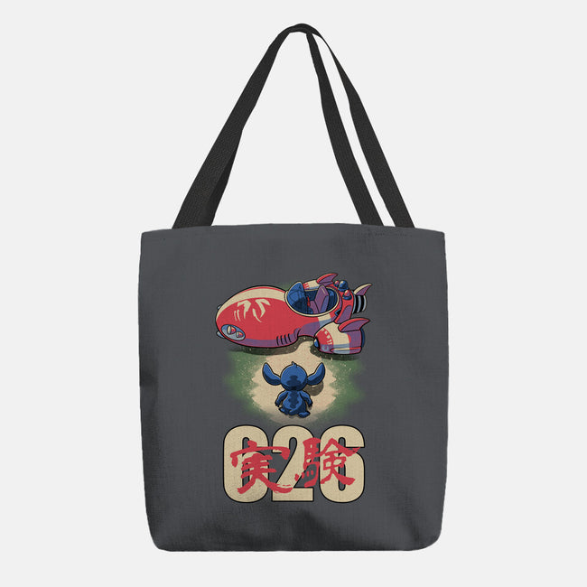 Anime Alien Spaceship-None-Basic Tote-Bag-Studio Mootant