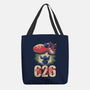Anime Alien Spaceship-None-Basic Tote-Bag-Studio Mootant