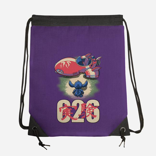 Anime Alien Spaceship-None-Drawstring-Bag-Studio Mootant