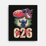 Anime Alien Spaceship-None-Stretched-Canvas-Studio Mootant