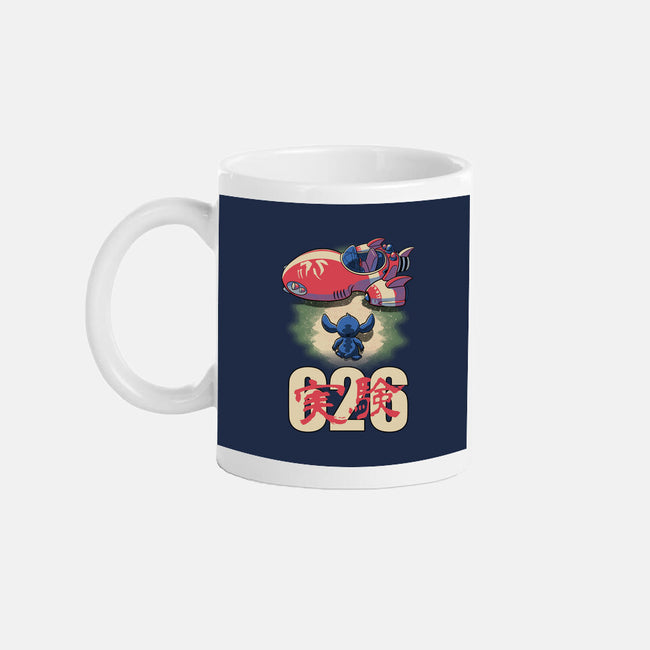 Anime Alien Spaceship-None-Mug-Drinkware-Studio Mootant