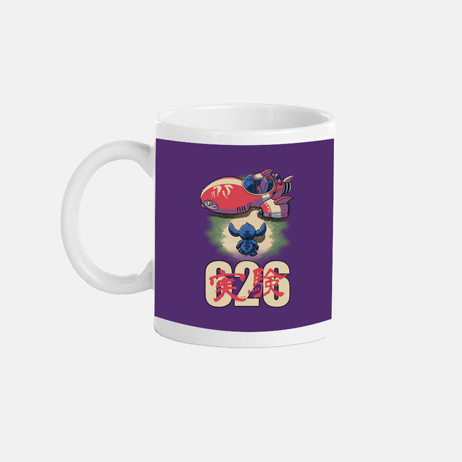Anime Alien Spaceship-None-Mug-Drinkware-Studio Mootant