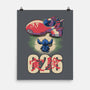 Anime Alien Spaceship-None-Matte-Poster-Studio Mootant