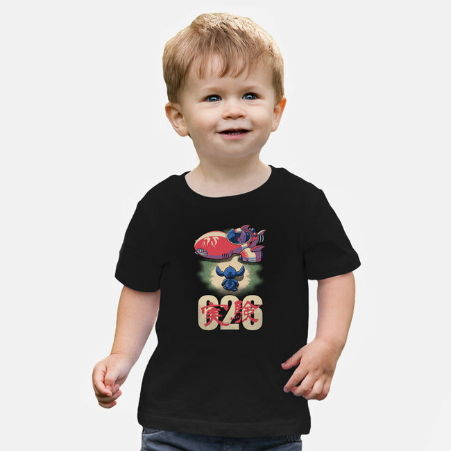 Anime Alien Spaceship-Baby-Basic-Tee-Studio Mootant
