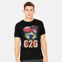 Anime Alien Spaceship-Mens-Heavyweight-Tee-Studio Mootant