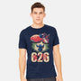 Anime Alien Spaceship-Mens-Heavyweight-Tee-Studio Mootant
