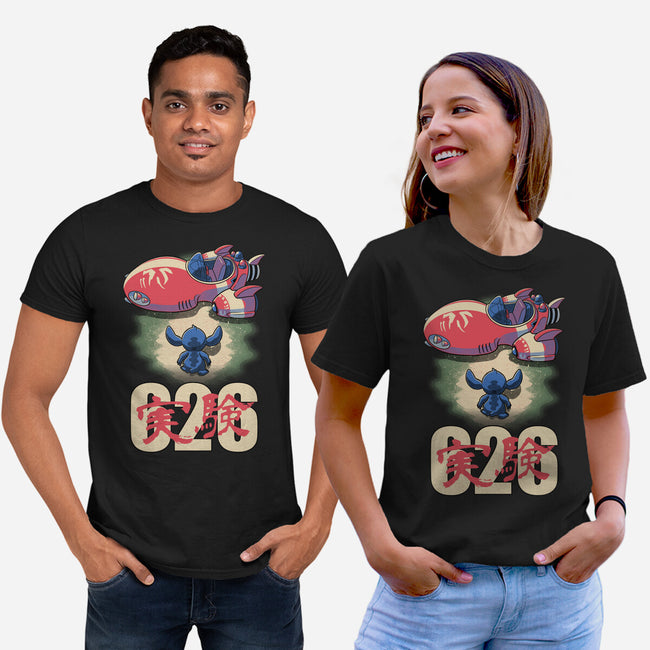 Anime Alien Spaceship-Unisex-Basic-Tee-Studio Mootant