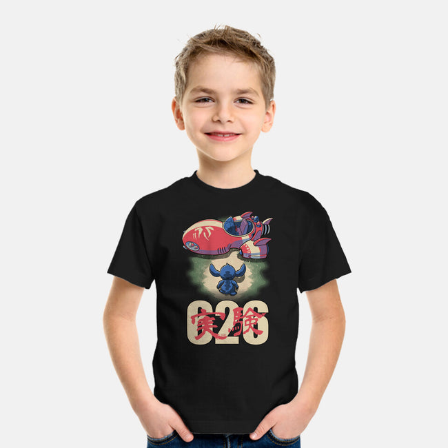 Anime Alien Spaceship-Youth-Basic-Tee-Studio Mootant
