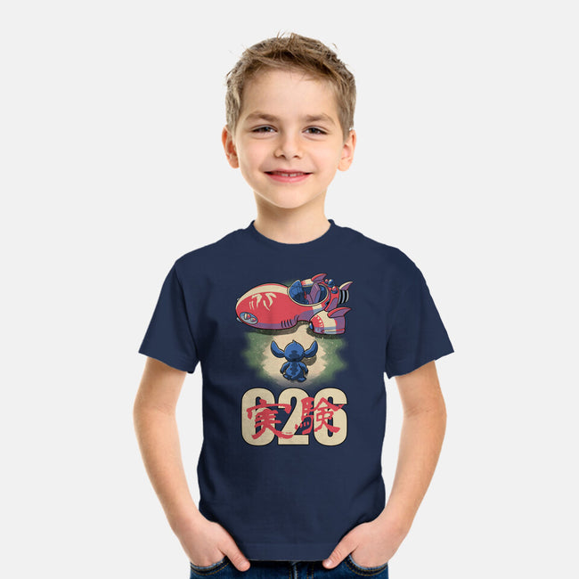 Anime Alien Spaceship-Youth-Basic-Tee-Studio Mootant