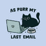 As Purr My Last Email-Mens-Basic-Tee-kg07