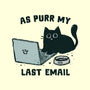 As Purr My Last Email-None-Adjustable Tote-Bag-kg07
