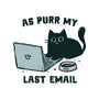 As Purr My Last Email-None-Basic Tote-Bag-kg07