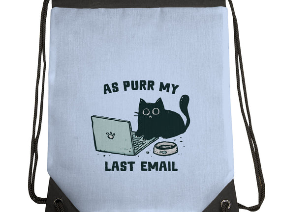 As Purr My Last Email