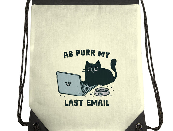 As Purr My Last Email