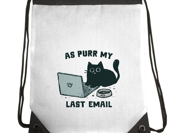 As Purr My Last Email