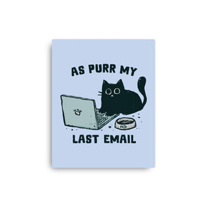 As Purr My Last Email