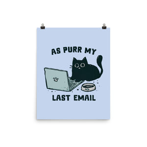 As Purr My Last Email