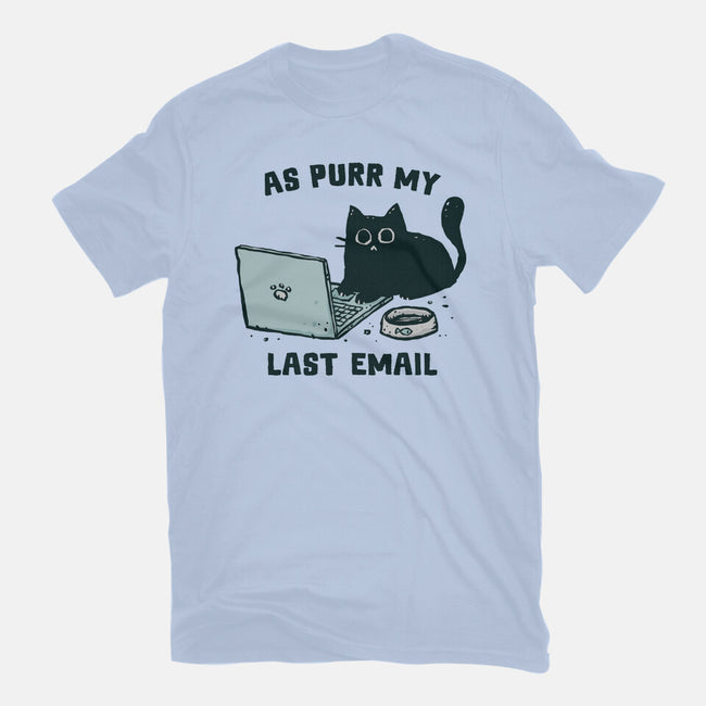 As Purr My Last Email-Womens-Fitted-Tee-kg07