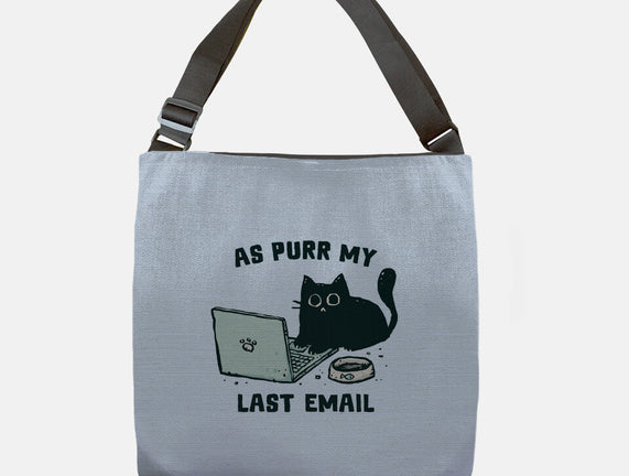 As Purr My Last Email