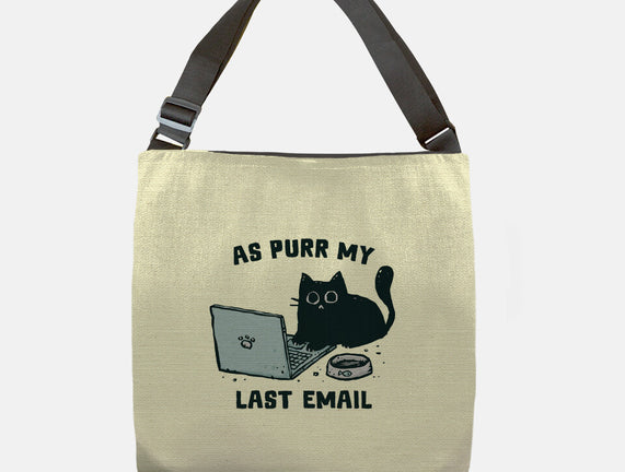 As Purr My Last Email