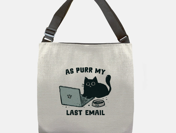 As Purr My Last Email