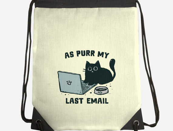 As Purr My Last Email