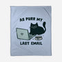 As Purr My Last Email-None-Fleece-Blanket-kg07
