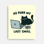 As Purr My Last Email-None-Stretched-Canvas-kg07