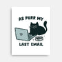 As Purr My Last Email-None-Stretched-Canvas-kg07