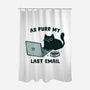 As Purr My Last Email-None-Polyester-Shower Curtain-kg07