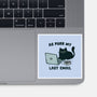 As Purr My Last Email-None-Glossy-Sticker-kg07